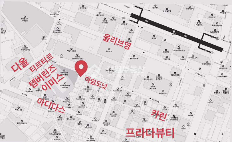 서울 성동구 성수동2가 연무장길 사옥, 연150평 단독 사옥 월세 매물번호 12165 사진 2